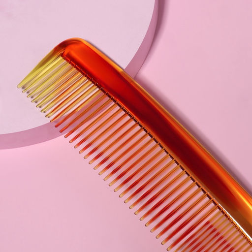 Цена за 3 шт. Набор расчёсок, 2 предмета, цвет «янтарный»