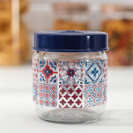 Банка для сыпучих «Мозаика», 425 мл, стекло