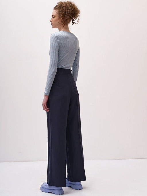 Брюки костюмка OD-825-2 синий OD-825-2