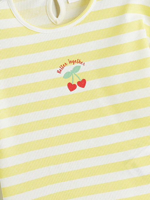 ?izgili K?z ?ocuk Bluz ve ?ort 2li