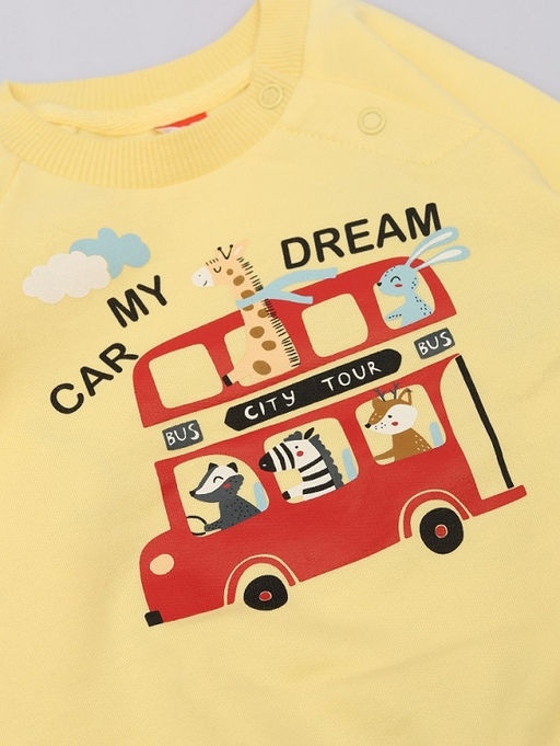 CRB wear / CSBB 90294-30-436 Комплект для мальчика (джемпер, брюки),желтый/Ex.Cherubino  фото 4