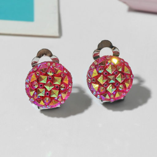 Серьги клипсы детские Выбражулька Блёстка, миксы  фото 2