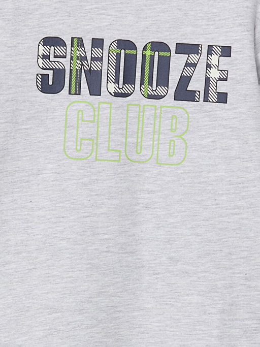 Bisiklet Yaka Erkek ?ocuk Pijama Tak?m?