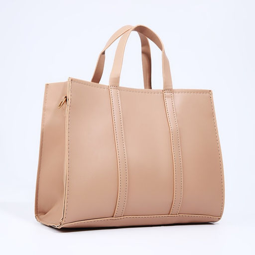 Сумка-тоут на молнии, цвет бежевый - Simaland фото 3