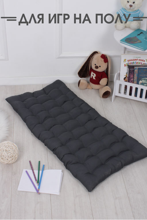 Подушка на стул со спинкой матрас подушка для кресла, 85х42х5 см на резинке и с завязками - Bio-line фото 64