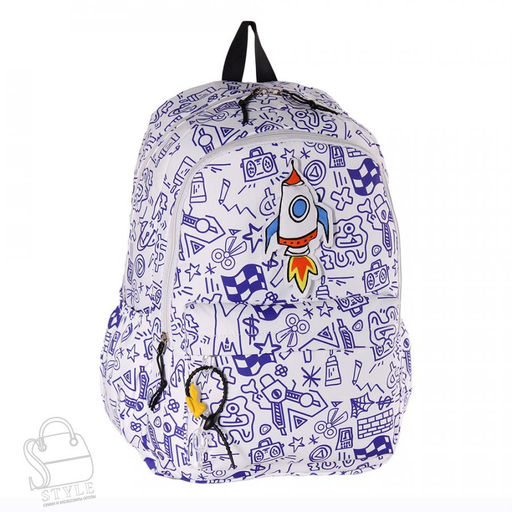 Рюкзак текстильный 5685PW blue Sikaile в Новосибирске