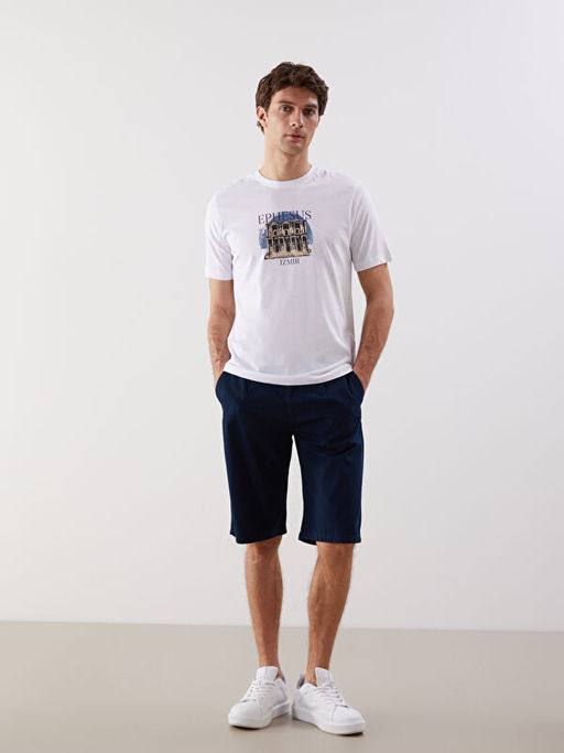 Rahat Kal?p Gabardin Erkek Bermuda ?ort