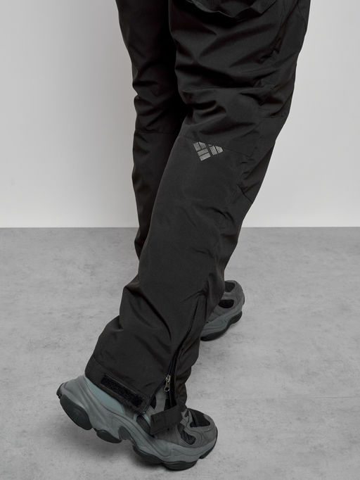 Полукомбинезон утепленный мужской зимний горнолыжный черного цвета 7431Ch - Colannia фото 37