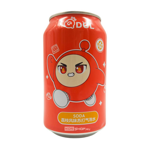 Газированный напиток со вкусом личи Qdol Pokemon Lychee (Китай), 330 мл Акция