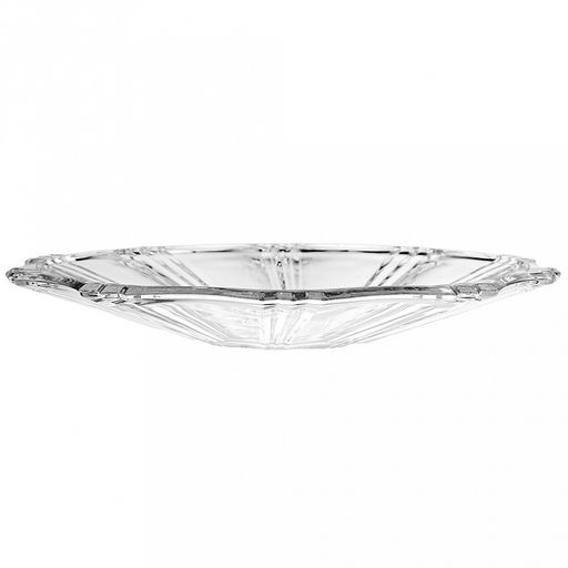 Делисога (Delisoga) Блюдо стеклянное Императрица д33,5см, h4,8см, в подарочной коробке (Китай) - Домашняя мода фото 5