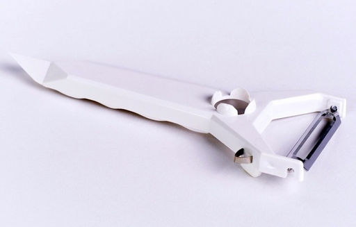 Овощечистка рогатка плав.лезвие белая экономка (Кисловодск) арт. УТ000000576 ЛБ159