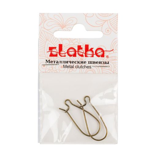 Zlatka Швензы DC-076 26 х 10 мм 5 х 2 шт 01 под античную бронзу  фото 4