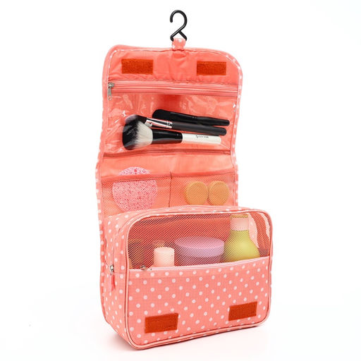Косметичка-несессер на липучках, с крючком, цвет розовый - Simaland фото 16