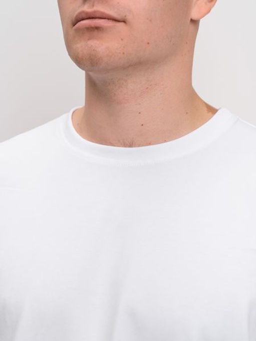 Лонгслив мужской белый