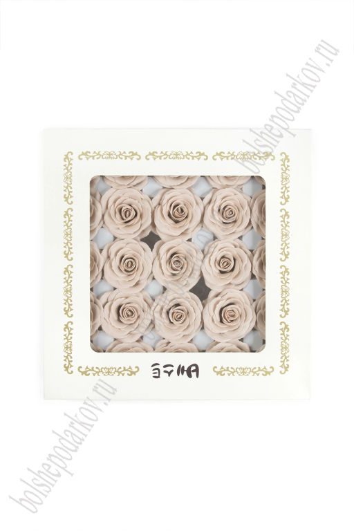 Мыльные цветы "Роза" 6,5*6 см (25 шт) SF-7800, красный