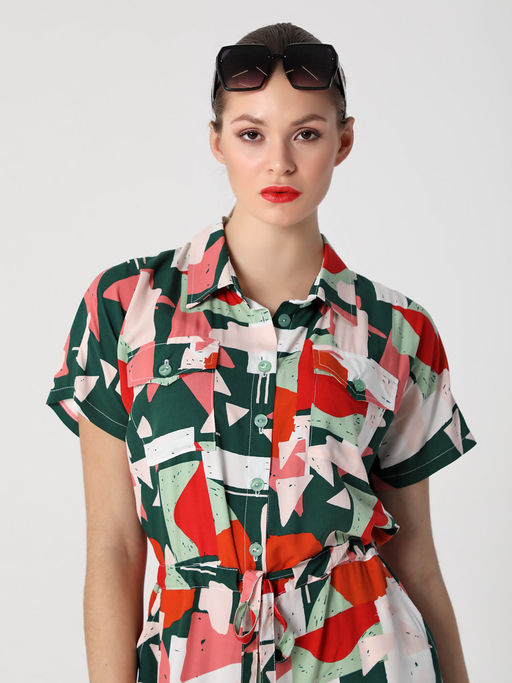 25206 Комбинезон зеленый