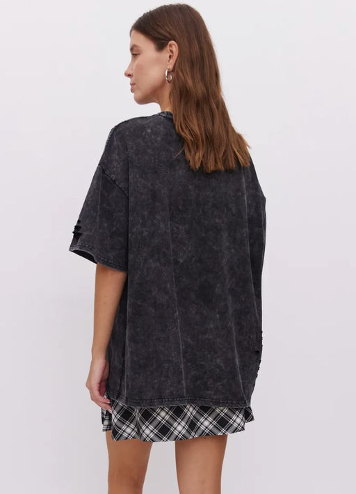 K12748 Футболка (плотный хлопок) ЧЕРНЫЙ