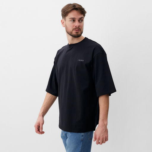 Футболка мужская MIST I&apos;m busy, размер 56, черный