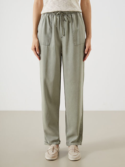 Beli Lastikli Carrot Fit Kad?n Jean Pantolon