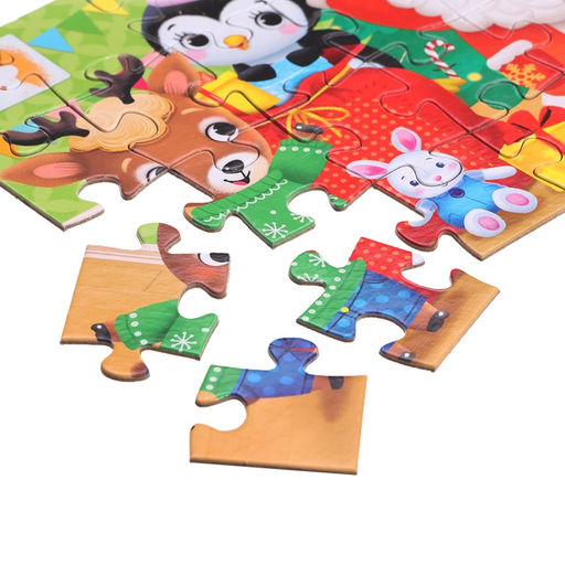 Цена за 3 шт. Пазл «В ожидании Нового года», 24 детали