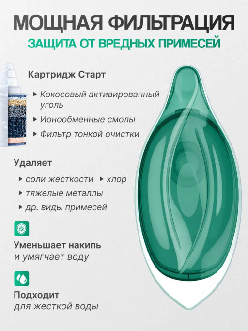 -30% Фильтр-кувшин Нова 2,5 л, зеленый, Барьер  фото 5