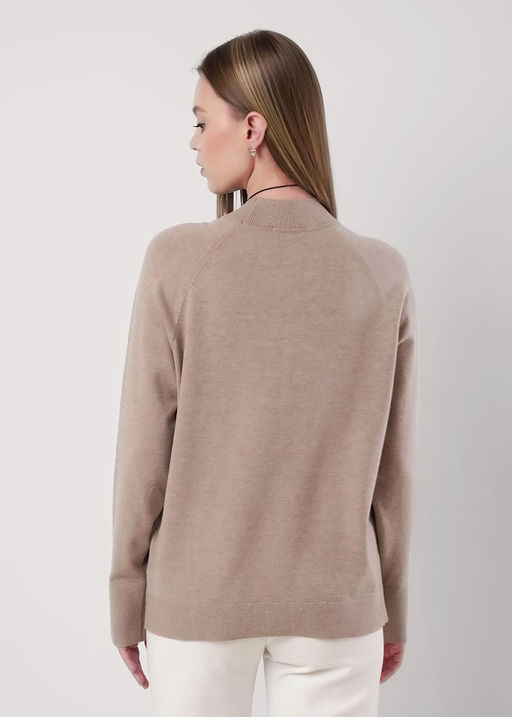 CLE Джемпер жен. 354480вн меланж бежевый - Clever wear фото 6