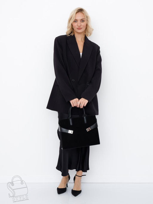 Сумка женская кожаная 11188VGF black Vitelli Grassi