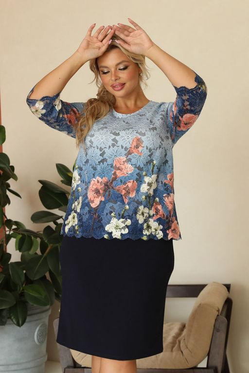 Платье П4-4245/3 - Wisell фото 7