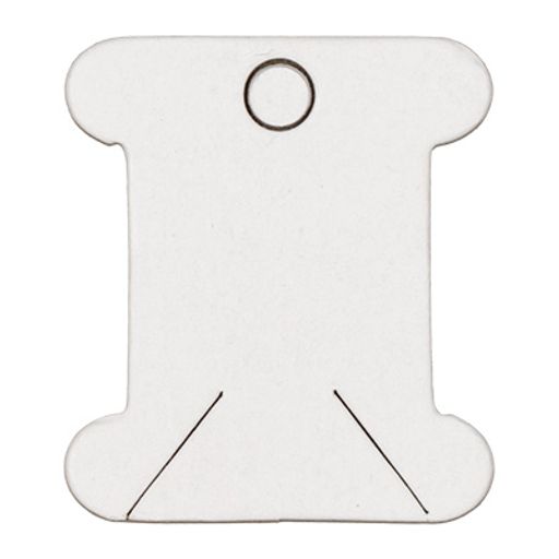 Gamma LBK-40 Бобины для мулине картон 4.1 см 40 шт в блистере белый