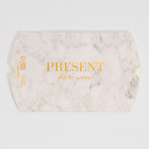 Цена за 5 шт. Коробка подарочная складная фигурная, упаковка, «Мрамор», 11×8×2 см