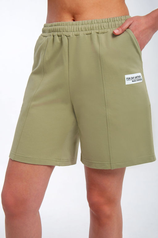 Арт. 2368 Костюм женский с шортами 42-50 (4 шт) Цвет:полынь