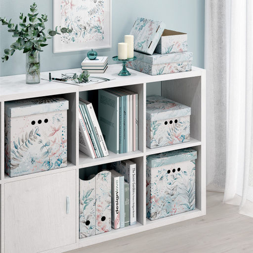 VAL BT-BCTN-LG-4S Короб картонный, складной, малый, 25*33*18.5 см, набор 4 шт., BOTANIC LIGHT, шт - Valiant фото 3