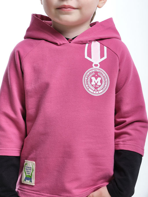 Толстовка с капюшоном UD 0337 слива - Mini maxi фото 11