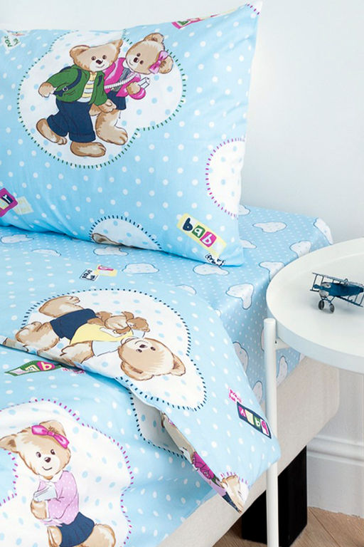 КПБ Сатин Bеселые мишки