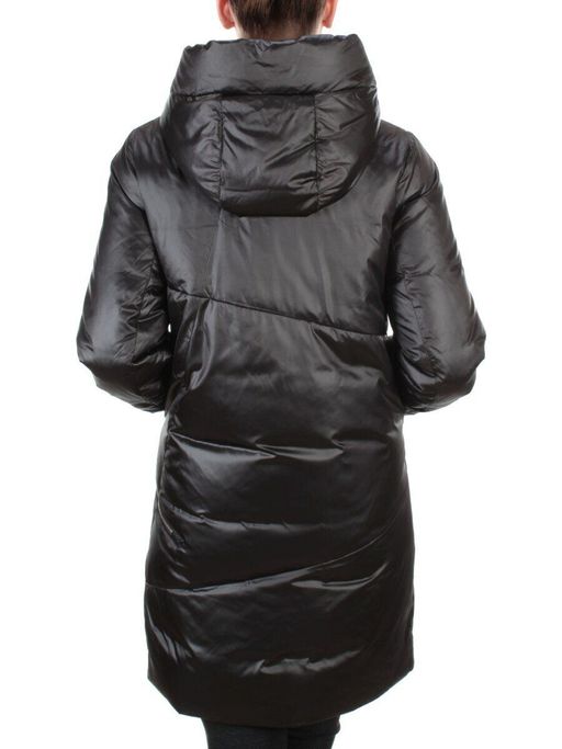 GWD21530P BLACK Пальто зимнее женское PURELIFE (200 гр .холлофайбер) - Fashion фото 5