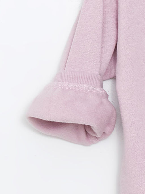 Bisiklet Yaka Bask?l? K?z ?ocuk Sweatshirt - Waikiki фото 2