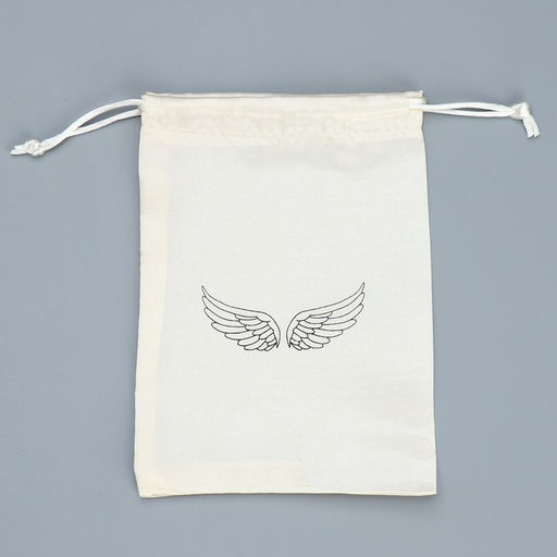 Цена за 5 шт. Мешок атласный Крылья, 18 13 см - Дарите счастье фото 4
