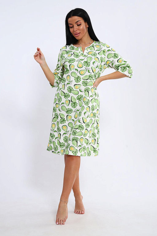 Сорочка теплая, футер с начесом (01035) - Плиона фото 78