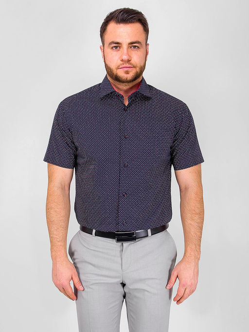 Сорочка мужская короткий рукав GREG 263/109/2188/Z/1  фото 7