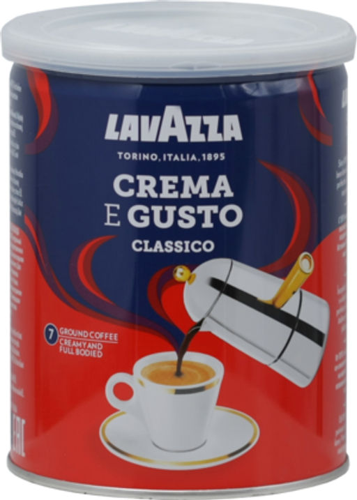 LAVAZZA. Crema E Gusto Classico (молотый) 250 гр. жест.банка