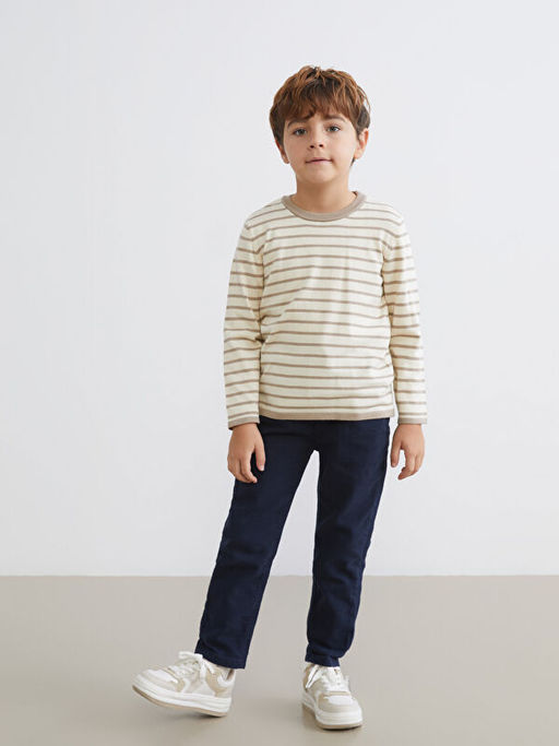 Bisiklet Yaka Erkek ?ocuk Triko Kazak