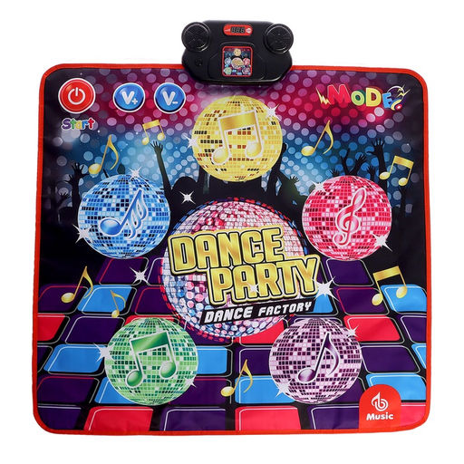 Музыкальный коврик «Для танцев», 90×90 см, 3+