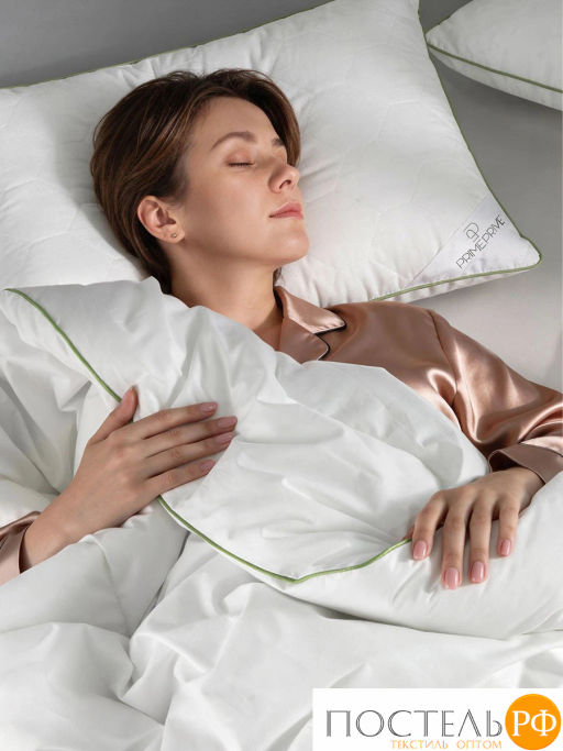 Подушка стеганая PRIME PRIVE BAMBOO COTTON стег. хл.BIODYNAMIC COTTON/бамбук.вол./микровол.CLIMALAST  фото 12