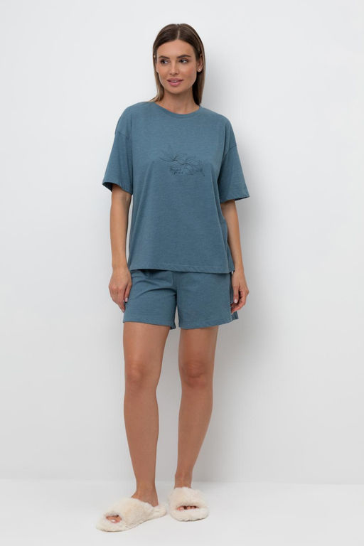 Е 20081/голубой мираж пижама жен