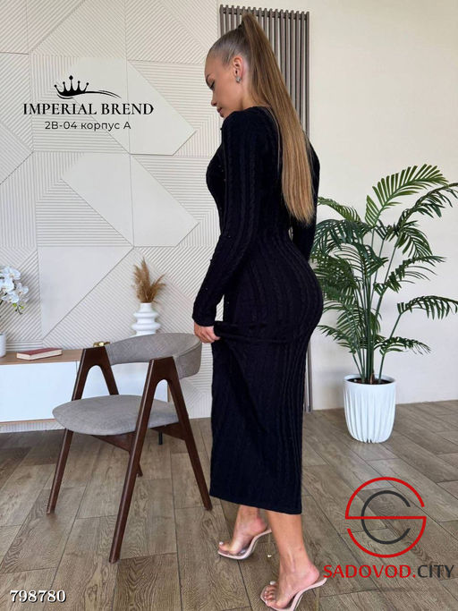 Платье вязаная оверсайз - Bruno фото 5