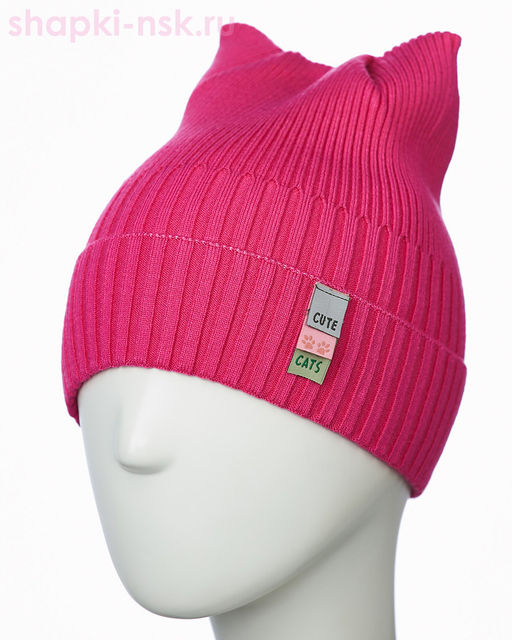 1201V1 Кошка вискоза Колпак для девочки (50-52)