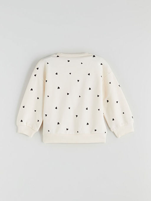 Bisiklet Yaka K?z ?ocuk Sweatshirt