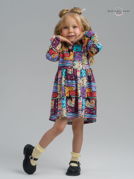 Платье Моана коты в горошек - Sovalina фото 13