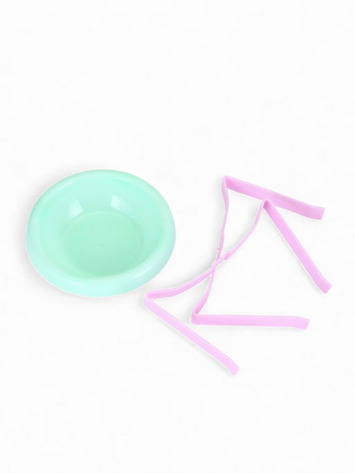 Цена за 2 шт. Миска на подставке, 170 мл, пластик