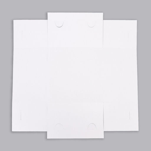 Цена за 5 шт. Коробка под торт, белая, 30×30×19 см